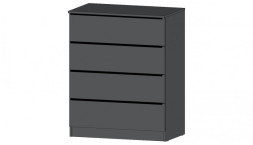 Комод Элегант 4 ящика, Графит